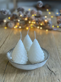 Christmas Pinecone Candles