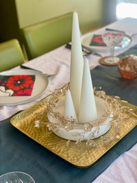 Cone Candle Pure White