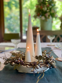 Christmas Cone Candle Set