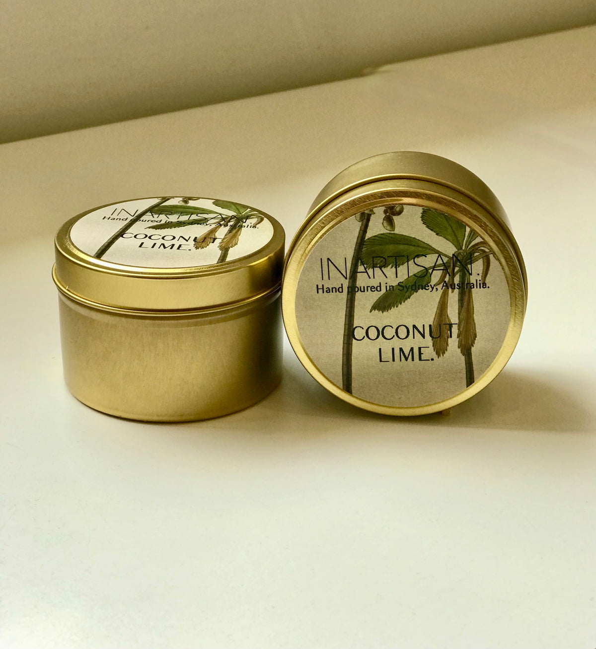Inartisan Soy Candle - Gold Travel Tin