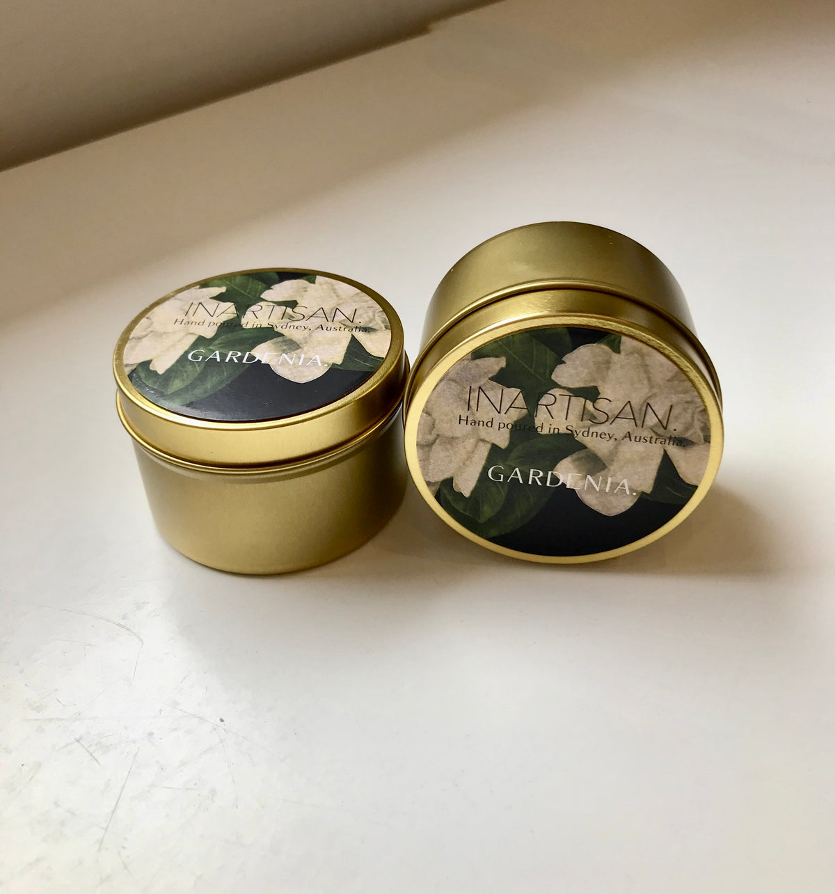 Inartisan Soy Candle - Gold Travel Tin