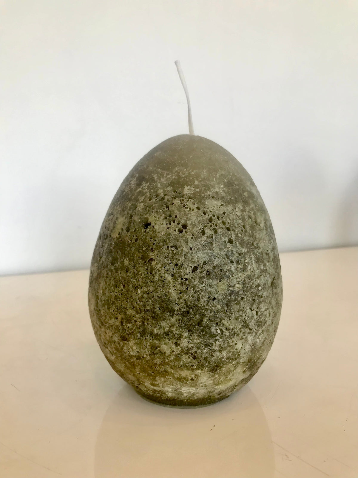 Textured Egg Candle Ombre Earth
