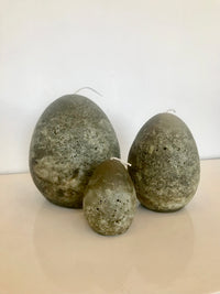 Textured Egg Candle Ombre Earth