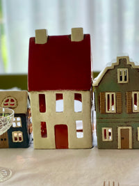 Alsace Tea Light House Navy