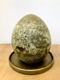Textured Egg Candle Ombre Earth