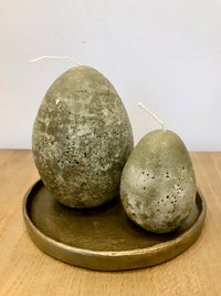Textured Egg Candle Ombre Earth