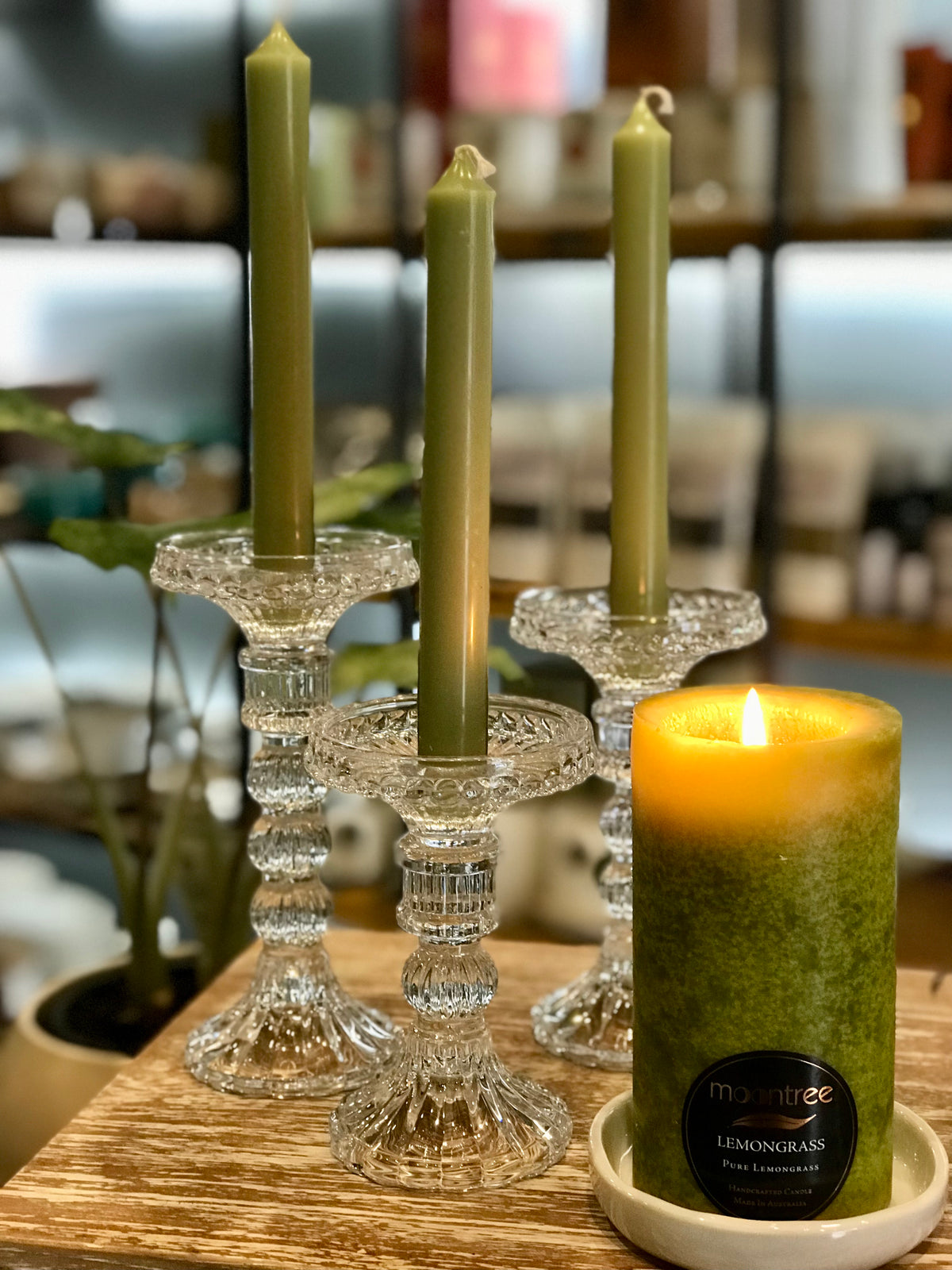 Celestia Glass Candle Holder