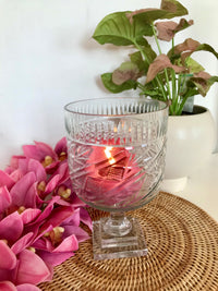 Rejale Cut Glass Hurricane