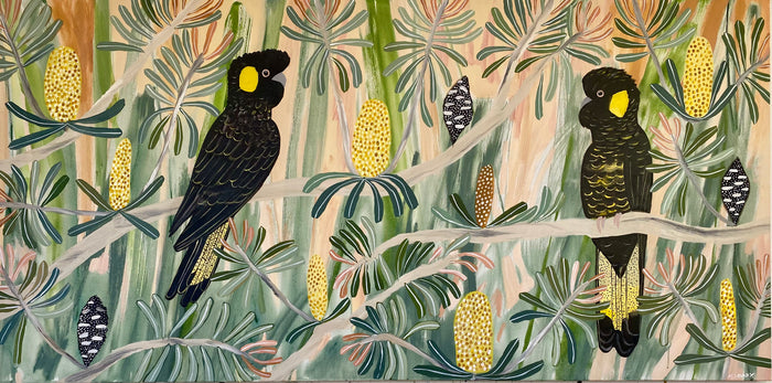 Autumn Black cockatoos #3