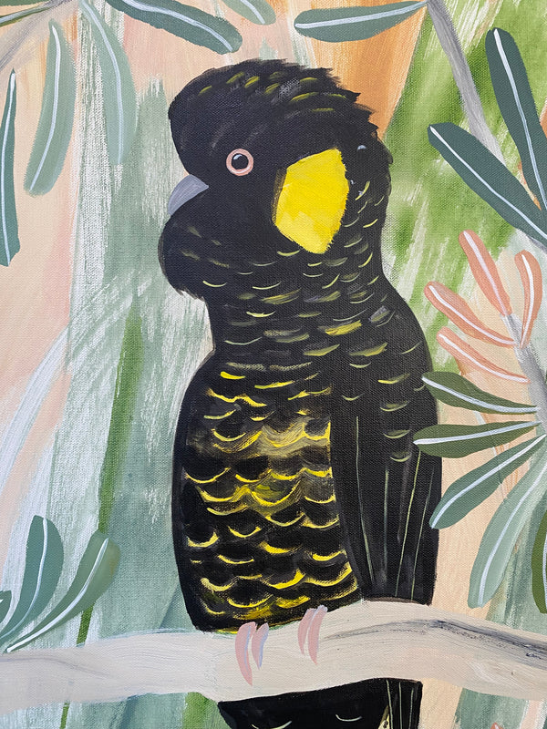 Autumn Black cockatoos #3