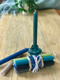Bundle of 7 French Dinner Candles - Winter