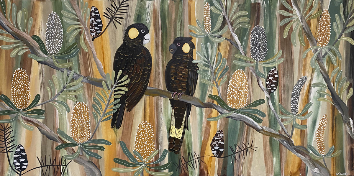 Winter Black Cockatoos