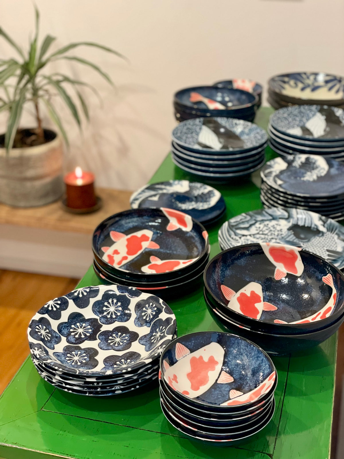 Koi Carp Medium Plate
