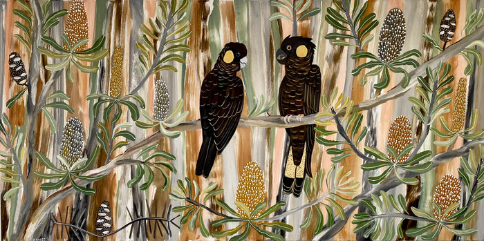 Black Cockatoos in Late Summer #3