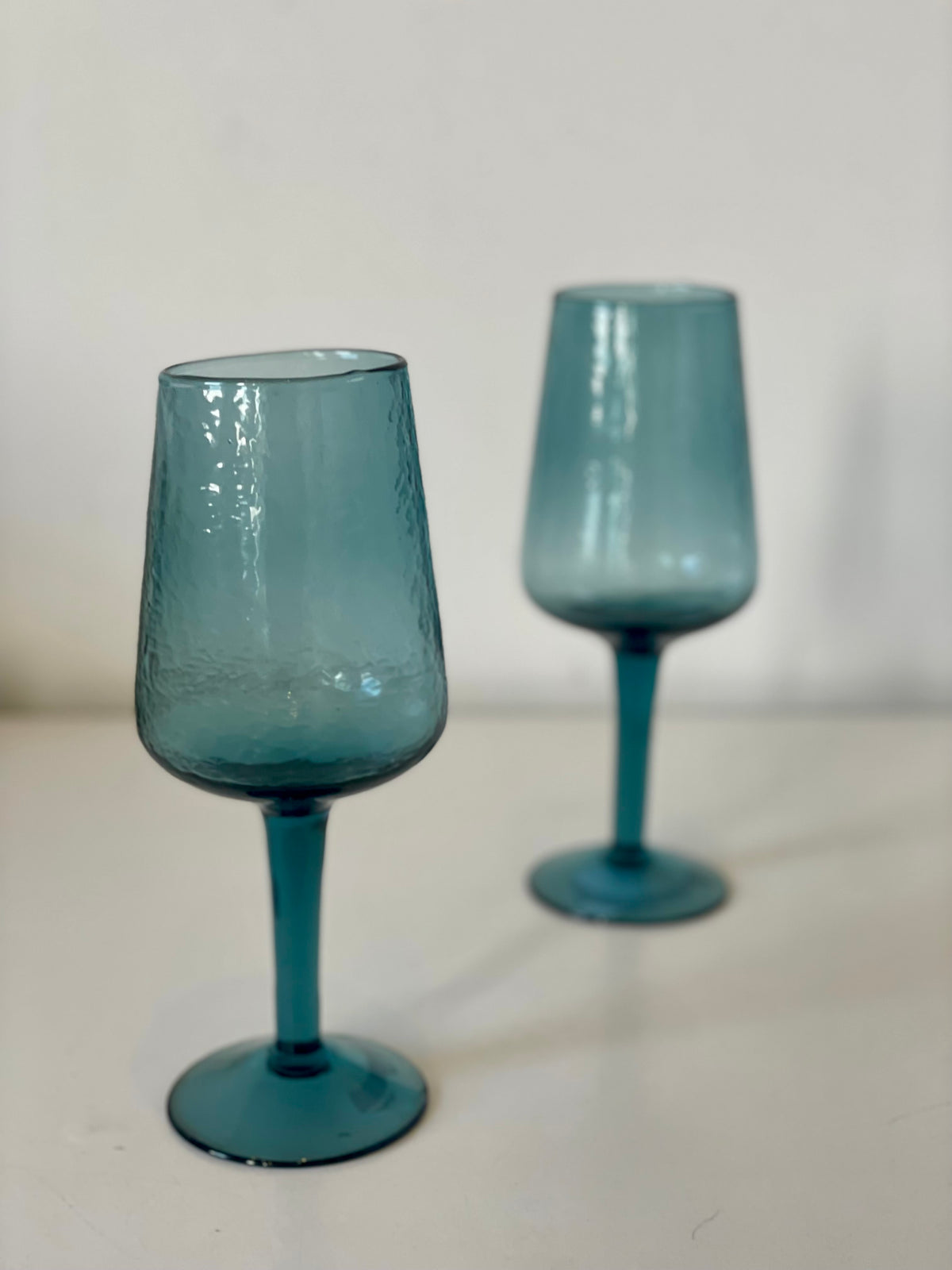 Wine Glass - Blue