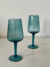 Wine Glass - Blue