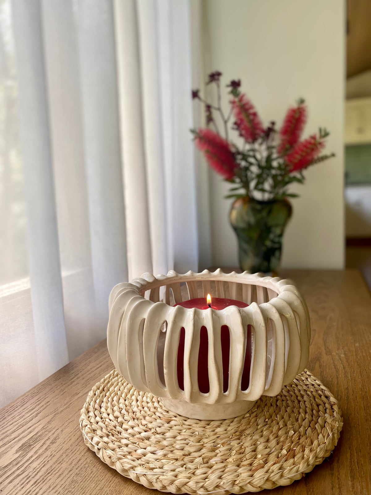 Onyeka Candle Holder Wide