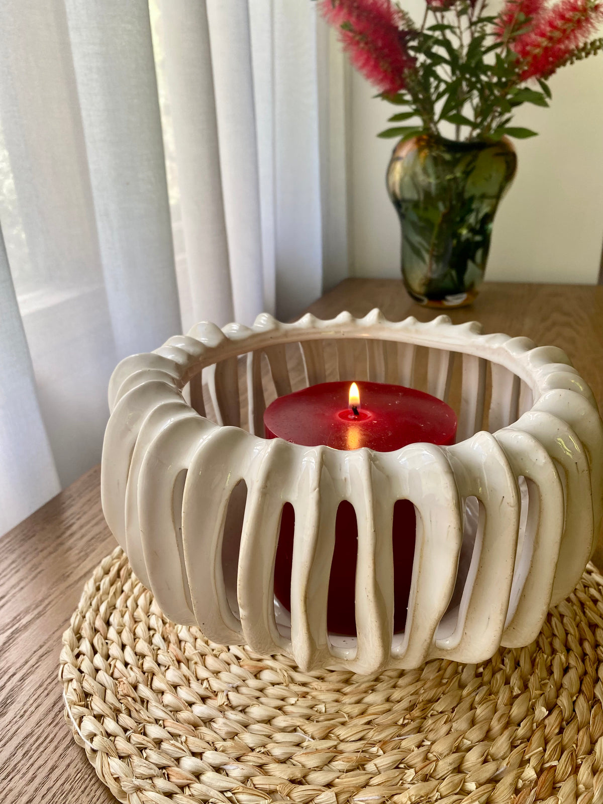 Onyeka Candle Holder Wide