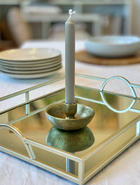 Amalfi Milton gold candle holder