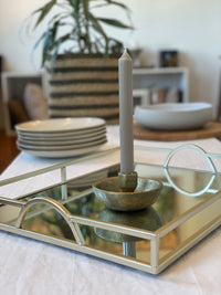 Amalfi Milton gold candle holder