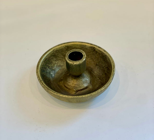 Amalfi Milton gold candle holder