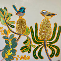 Fairy Wren and Pardalote in the Natives #2