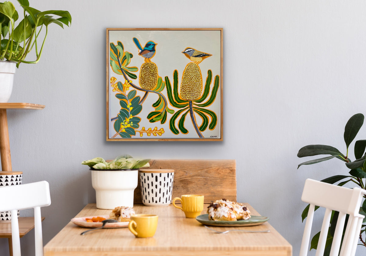 Fairy Wren and Pardalote in the Natives #2