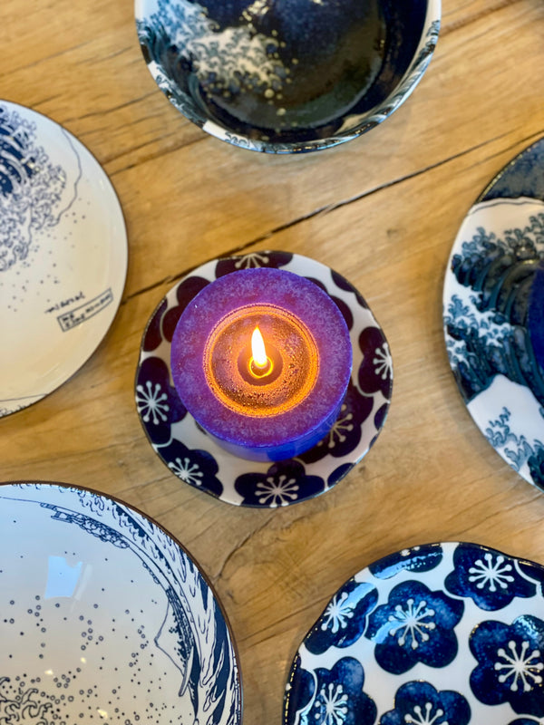 Tsukinose Blossom blue - Deep Plate