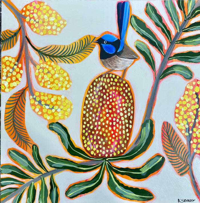 Fairy Wren and Natives #3