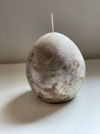 Textured Egg Candle Ombre Earth