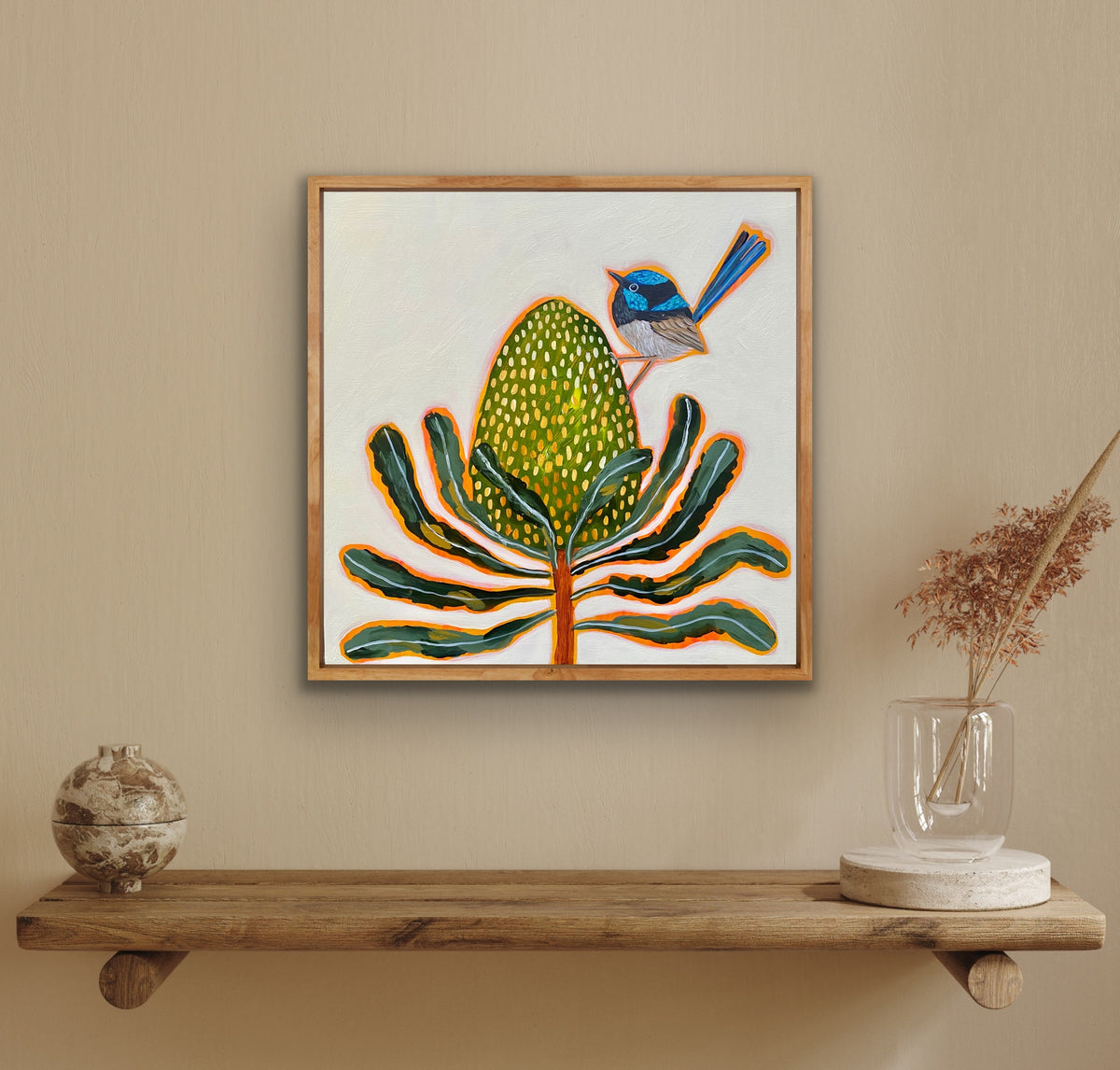 Fairy Wren and Banksia #7