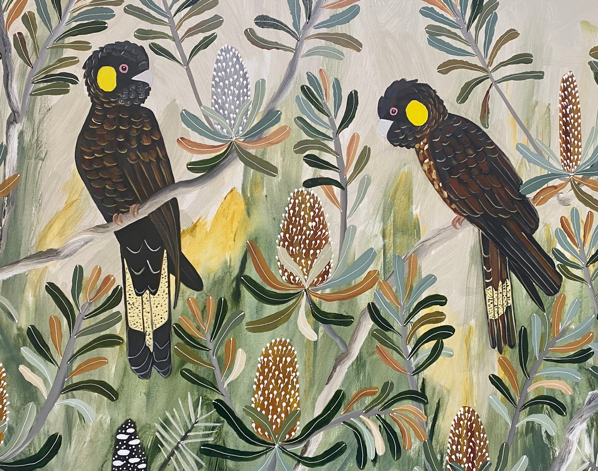 Dawn Black Cockatoos #1