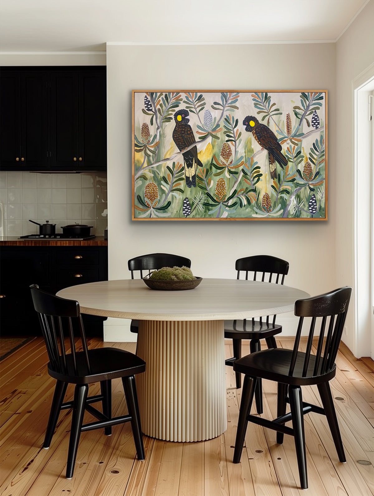 Dawn Black Cockatoos #1