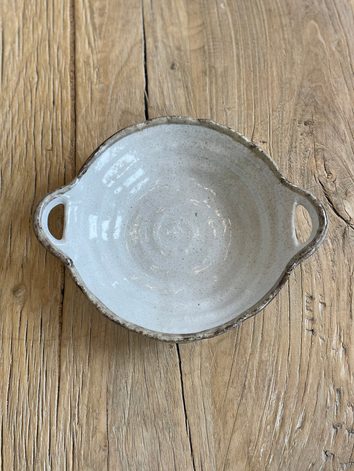 Shirokaratsu  Serving Dish with Handles