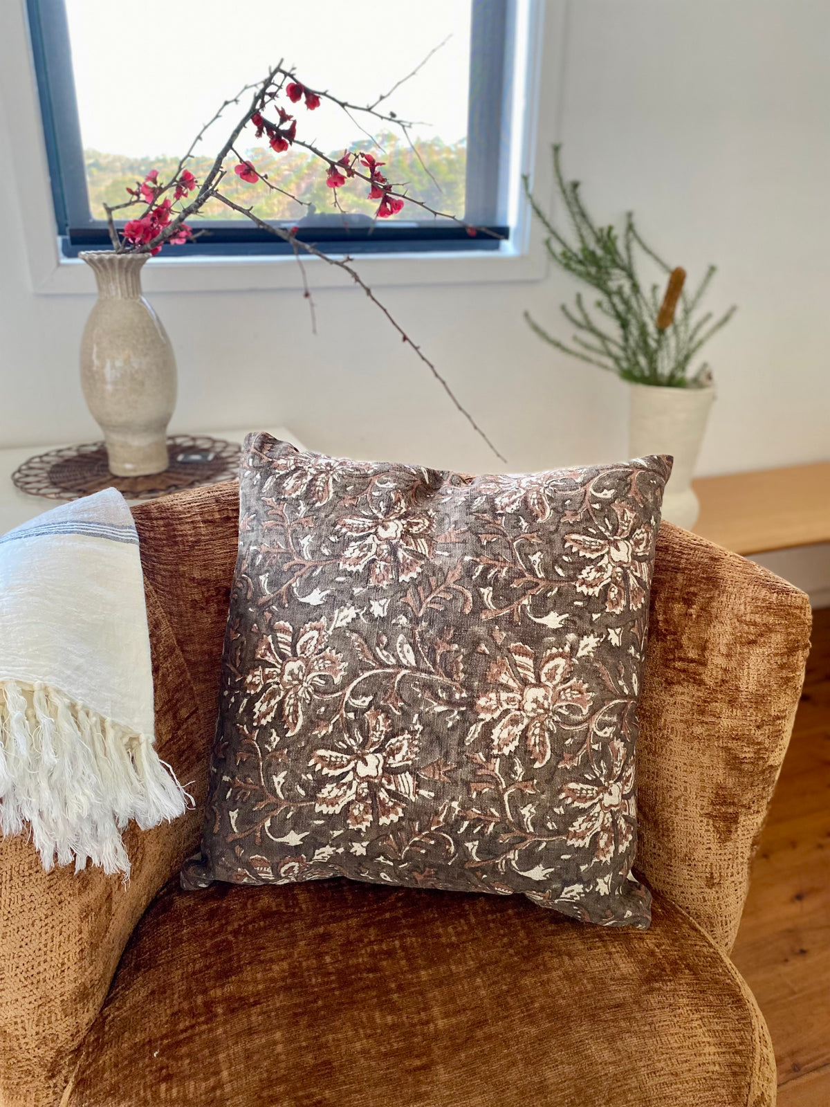 Inra Floral Cushion