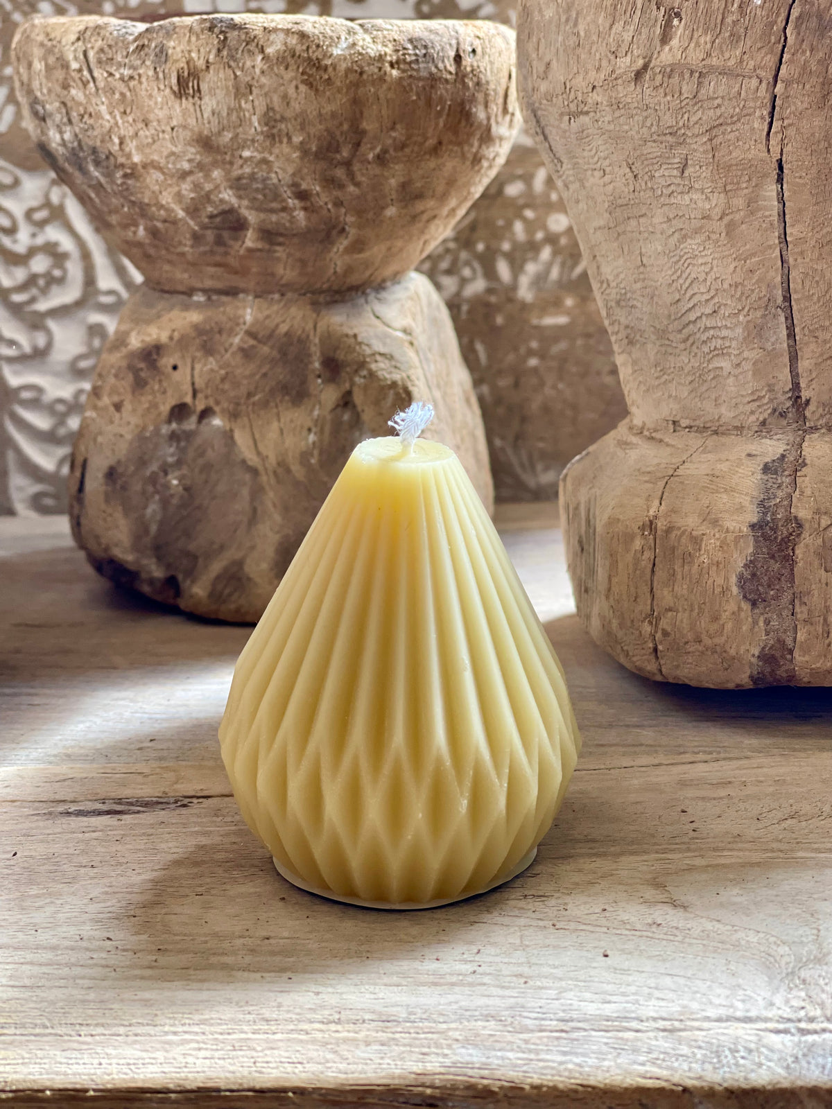 Beeswax Luna Candle