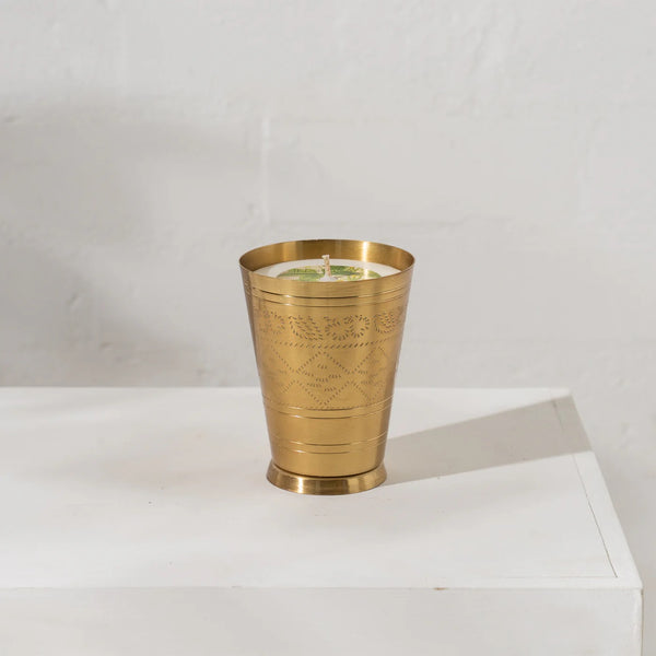 Inartisan Soy Candle - Brass Lassi Cup