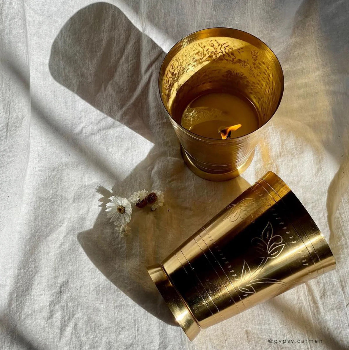 Inartisan Soy Candle - Brass Lassi Cup