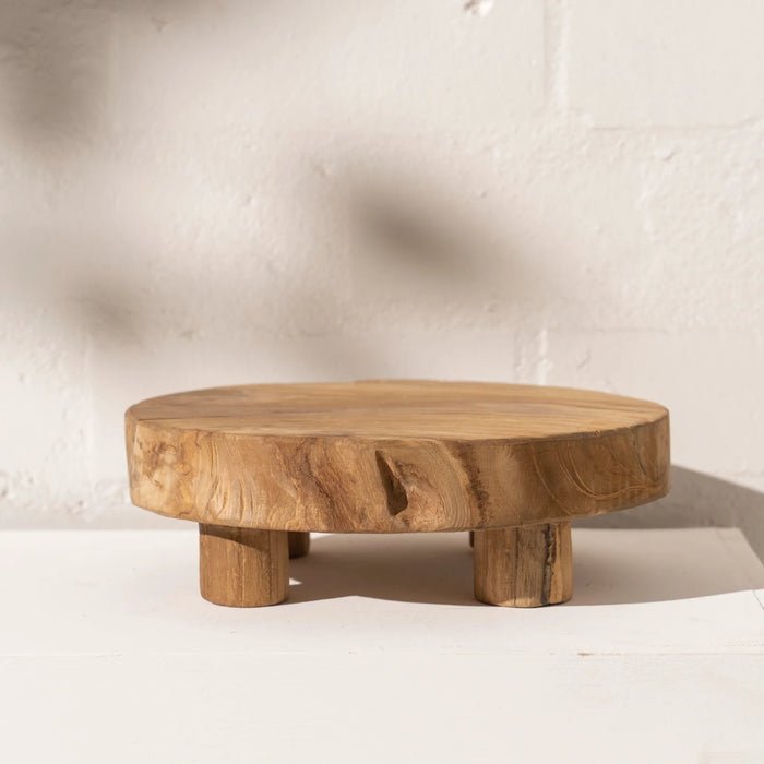 Eka Teak Footed Tray