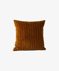 Tobacco Diamonds Handblock Cushion