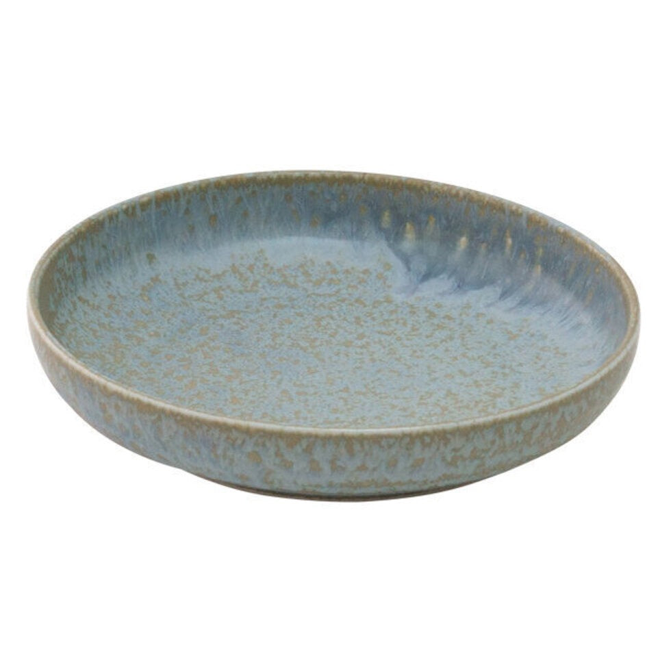 Wabisabi High Edged Plate Pearl Blue