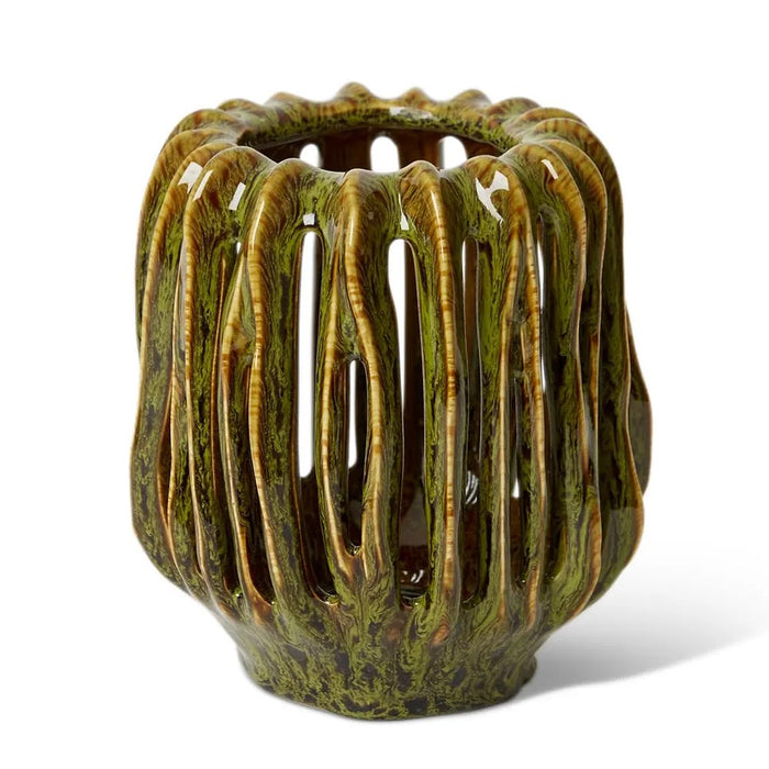 Onyeka Candle Holder Small - Green