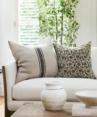 Vittoria Hand Block Floral Cushion