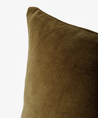 Velvet Cushion Olive