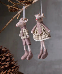 Brown Hilary Mouse Hanging