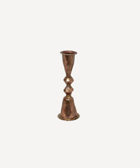 Copper Diamond Candleholder