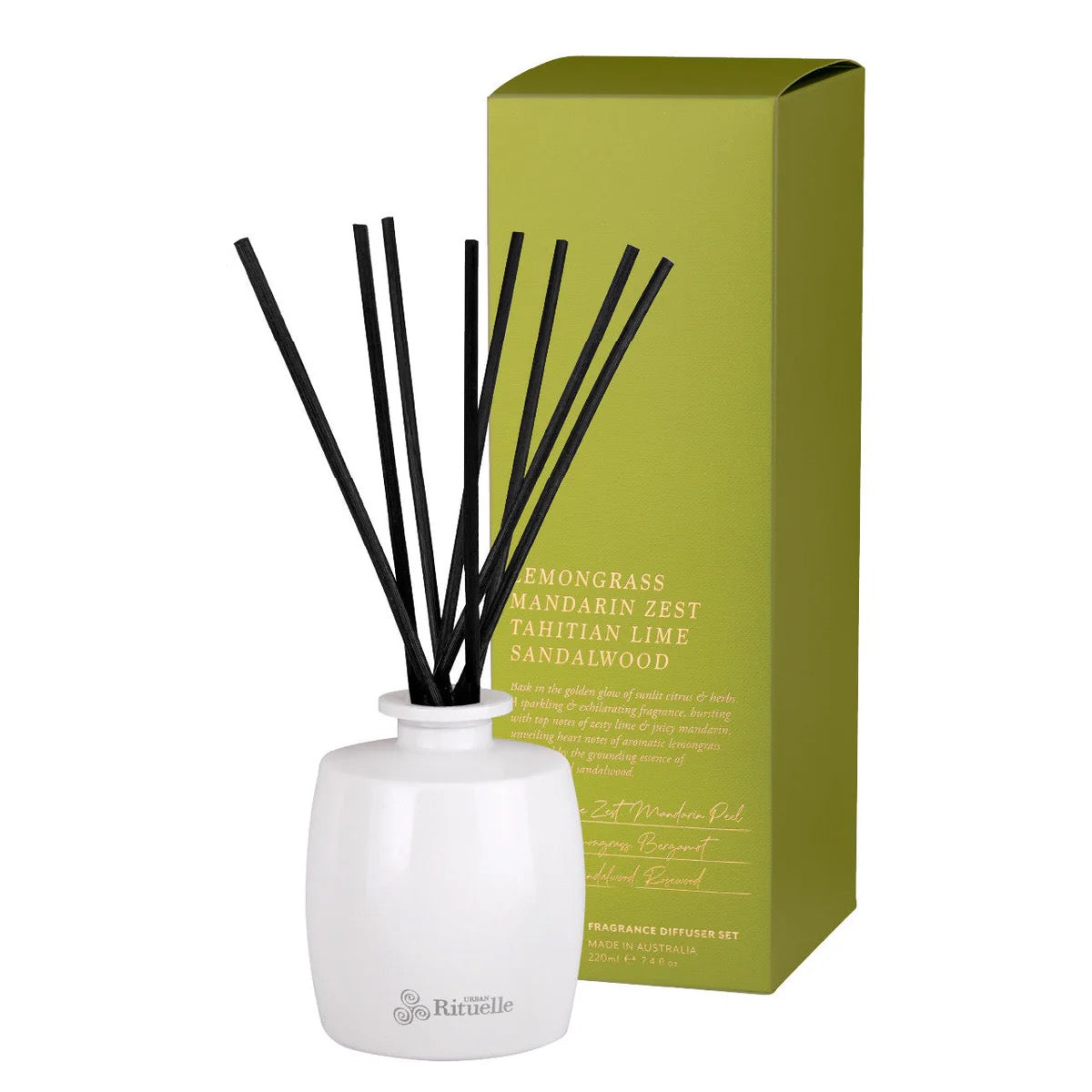 Apotheca -Lemongrass Fragrance Diffuser Set | 220ml