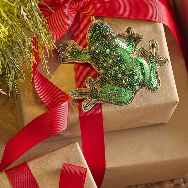 Green Tree Frog Hanging Decoration