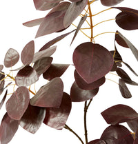 Smoke Leaf Branch - Burgundy