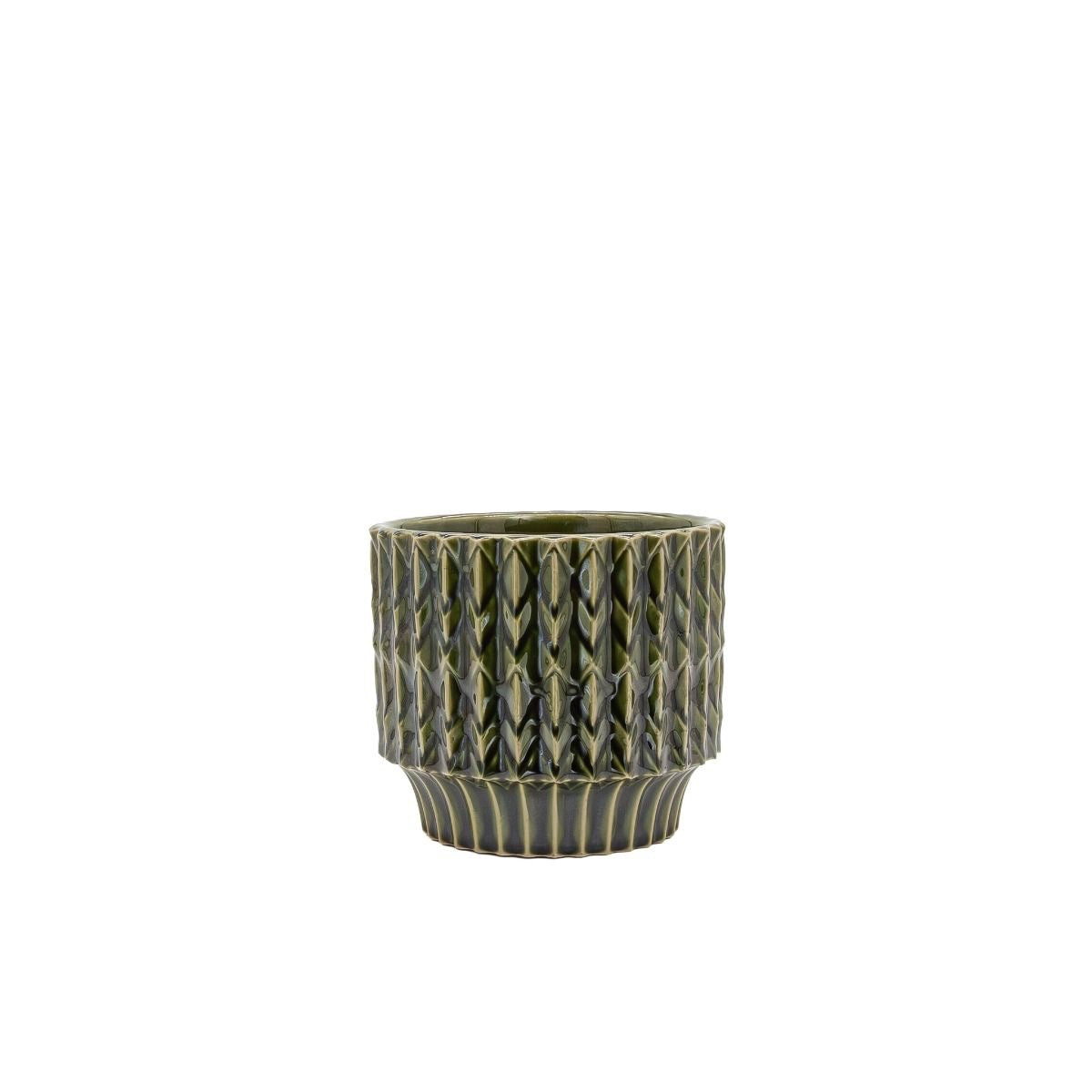 Trippy Planter - green